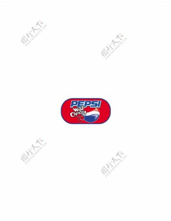PepsiWildCherrylogo设计欣赏PepsiWildCherry饮料品牌LOGO下载标志设计欣赏