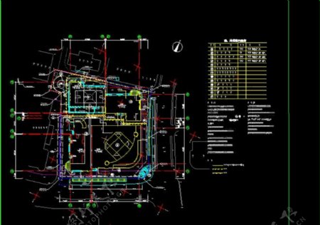 高层综合楼CAD设计图下载