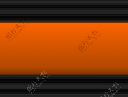 橙色黑白条纹大气商务PPT素材