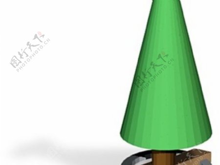 木材X型圣诞树