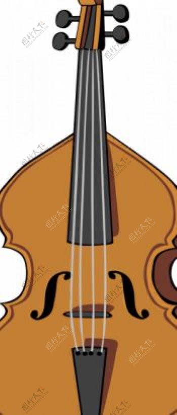 大提琴的矢量图像
