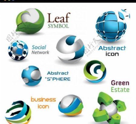 3d企业logo图片