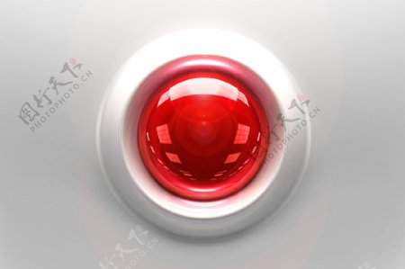 红色玻璃按钮