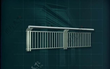 装饰构件之楼梯3D模型楼梯001