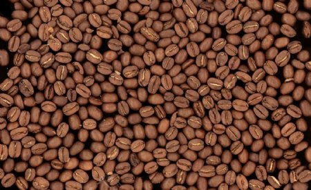 咖啡豆背景满平铺咖啡豆咖啡豆
