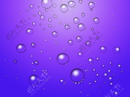 紫色水滴背景