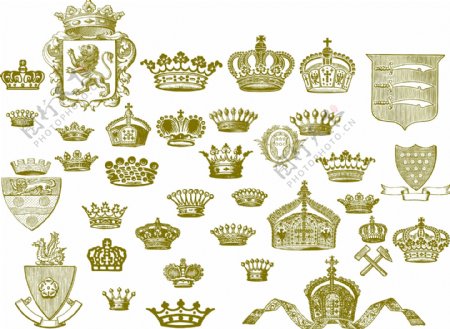 皇冠矢量欧洲式