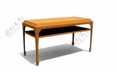 欧式家具桌子0163D模型