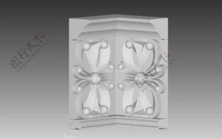 室内装饰之欧式构件3783D模型