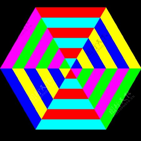 美制六角三角条纹