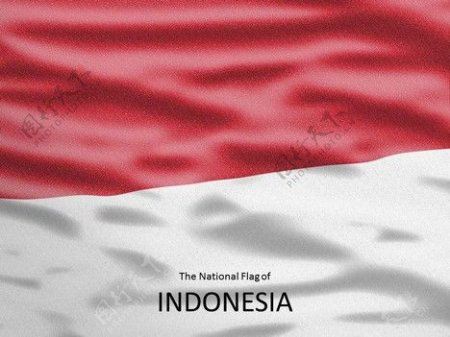 印度尼西亚国旗的模板