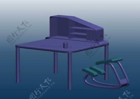 椅子桌子家具家居用品3d家具模型下载32