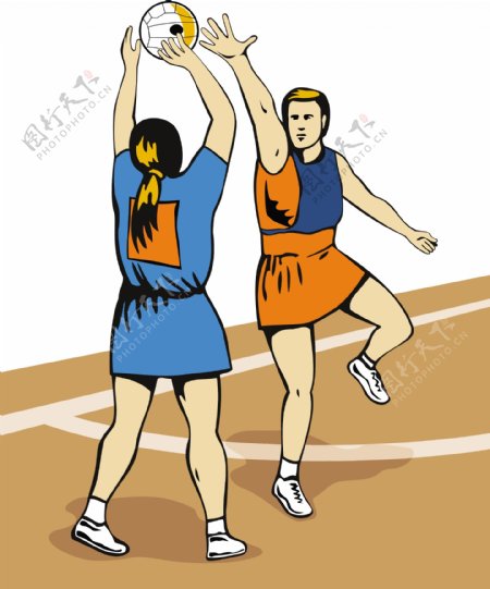 篮球运动员投篮