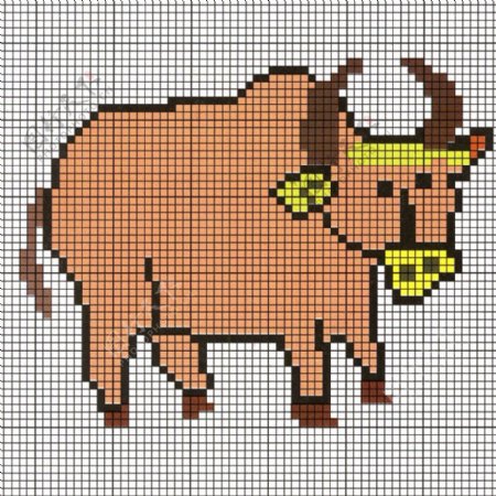 毛衫图案动物牛毛衣免费素材