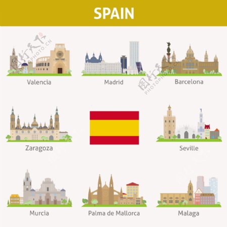 西班牙建筑图片