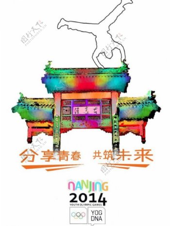 2014南京青奥会系列海报图片