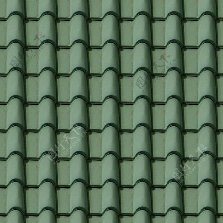 瓦片古建筑屋顶瓦3d材质贴图素材21