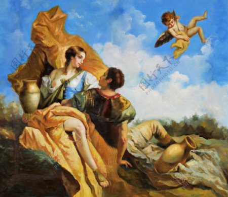 瀹楁暀娌圭敾17高清西方古典人物宗教人物神话人物巴洛克艺术油画装饰画