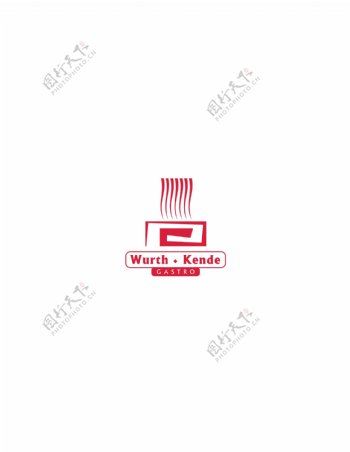 WurthKendelogo设计欣赏WurthKende知名餐馆标志下载标志设计欣赏