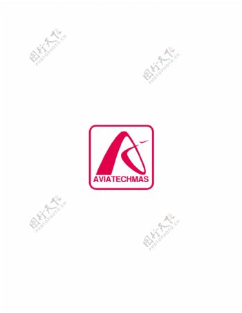 Aviatechmaslogo设计欣赏Aviatechmas民航公司LOGO下载标志设计欣赏