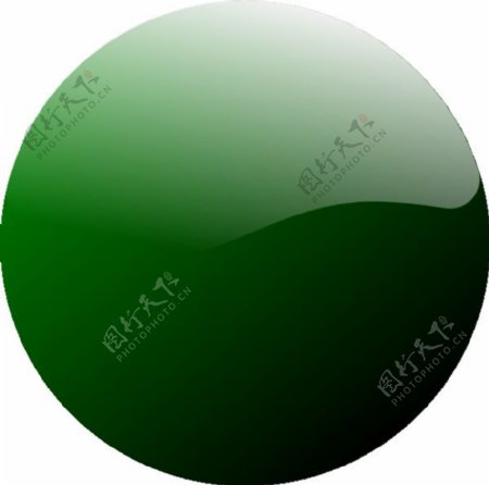 绿色的圆形图标剪贴画