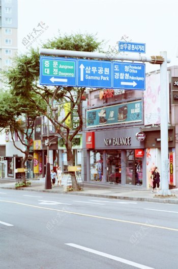 韩国街景图片