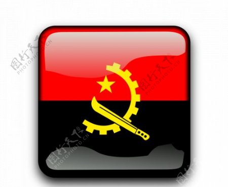 安哥拉国旗按钮