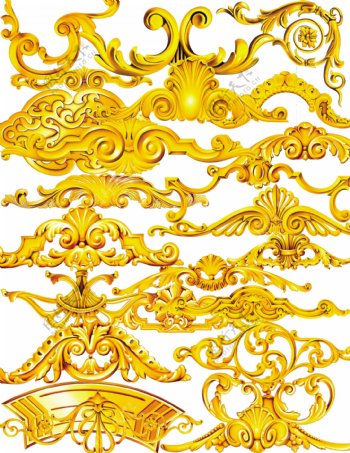 中国古代金色纹饰合辑