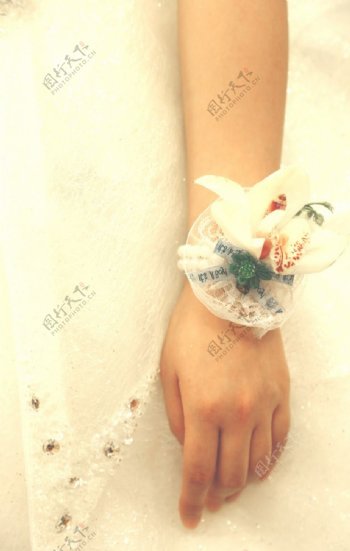 新娘腕花图片