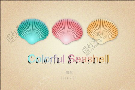 精致贝壳可用于logo图片
