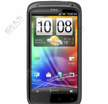 HTC手机前视图图片