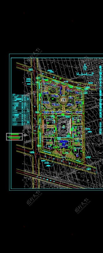 CAD研发中心规划图图片