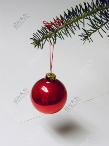 圣诞节彩球图片