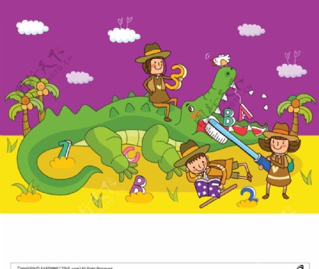儿童乐园恐龙图片