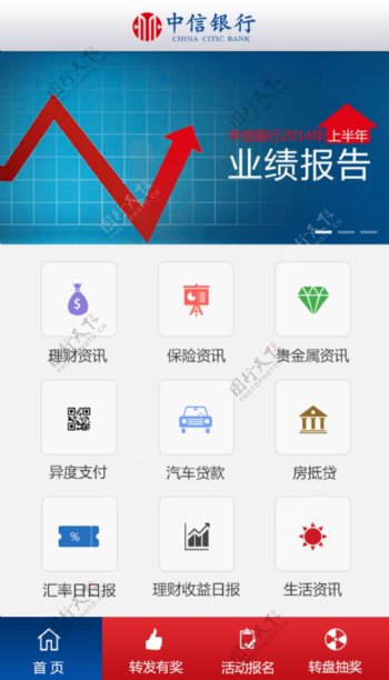 中信银行微官网首页图片