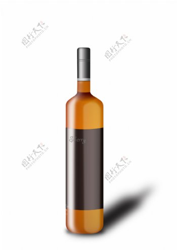 红酒酒瓶图片