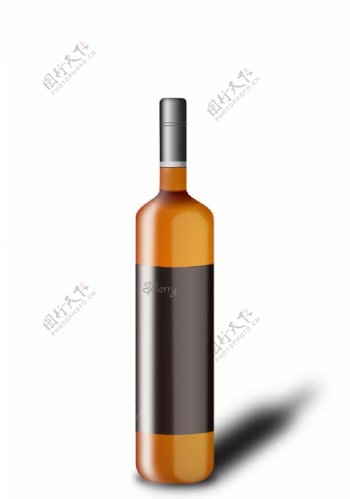 红酒酒瓶图片