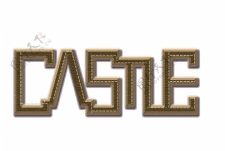 castle字体设计