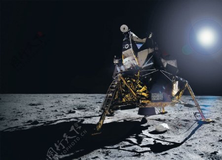 阿波罗登月舱图片