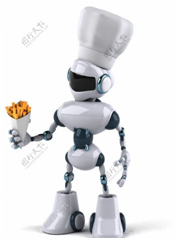 机器人厨师图片