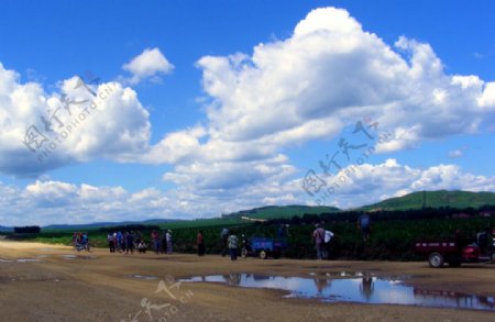 哈达村民风景图片