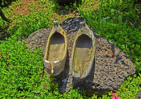 韩国济州岛古代鞋子图片