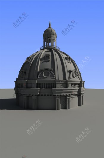 教堂穹顶模型图片