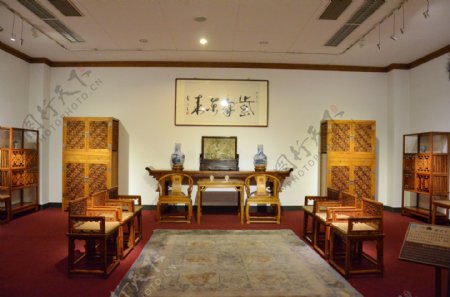 中式红木家具客厅图片