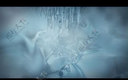冰洞穴视频素材