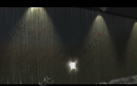 淋雨器背景视频素材