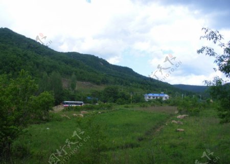 海林新民村风景图片