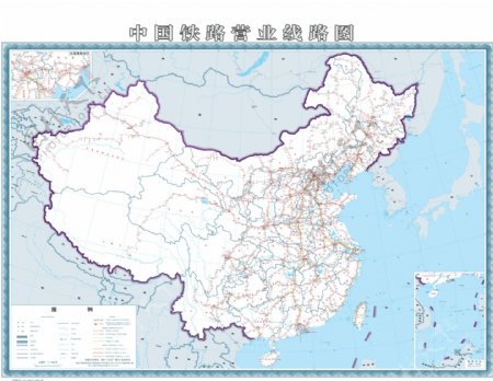 中国铁路图图片