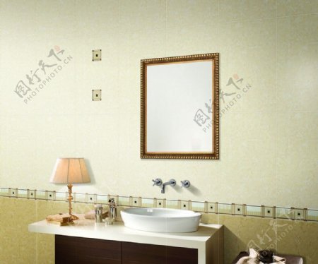 卫浴空间特写铺贴效果图图片