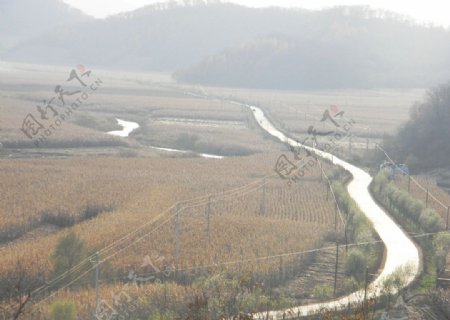 秋季田园风光图片